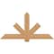 Ekena Millwork Kennewick Timber Gable Bracket, Western Red Cedar, 60"W x 30"H x 3 1/2"D x 5 1/2"F, 12/12 Pitch GBW060X30X0406KEN00SWR - alternate 1